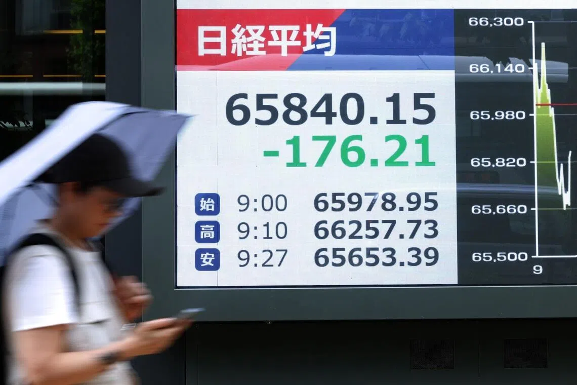 Asian equities tread water ahead of Iran sanctions, Nvidia earnings