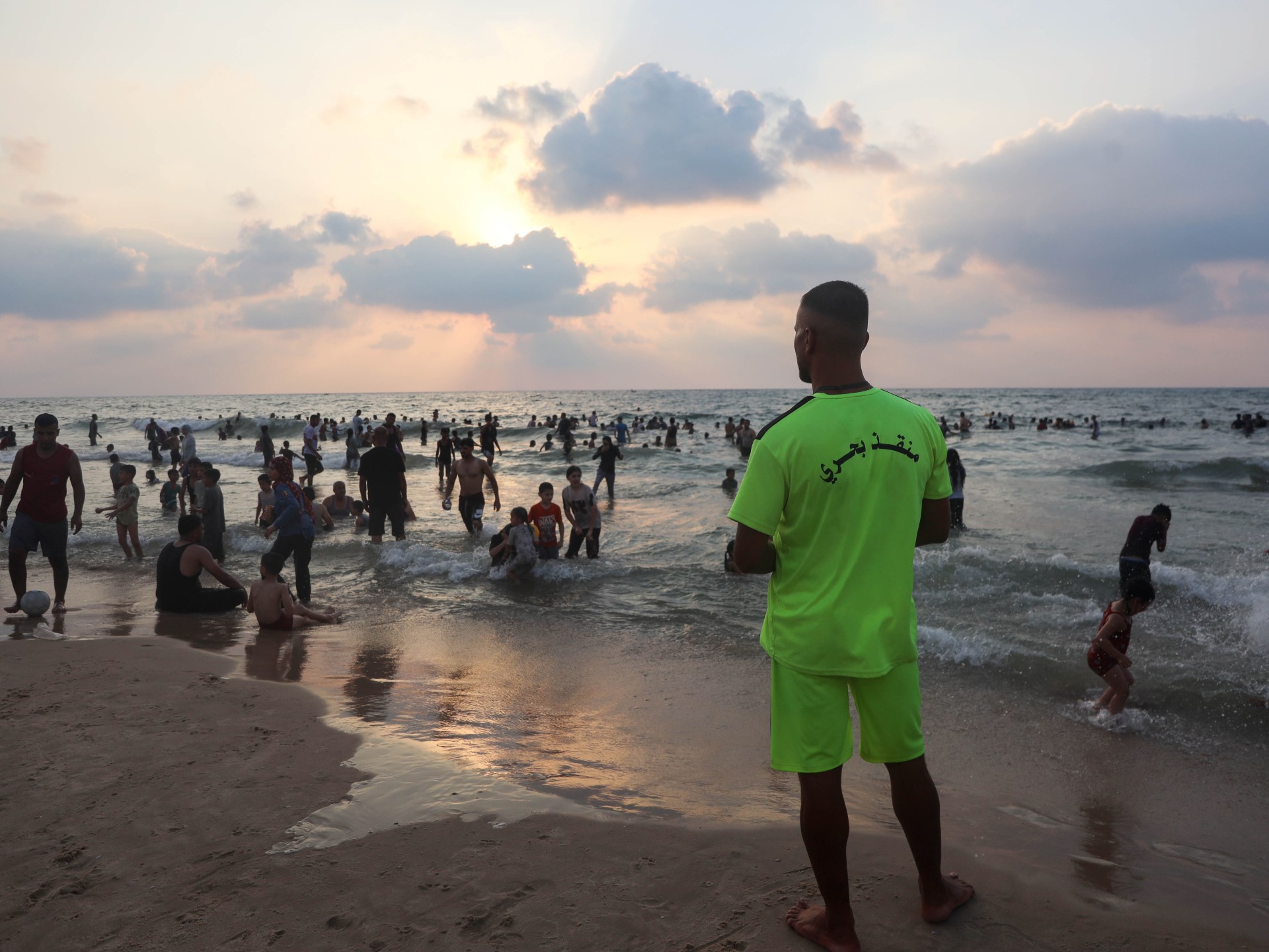 Gaza lifeguards battle equipment shortages as beach season peaks
