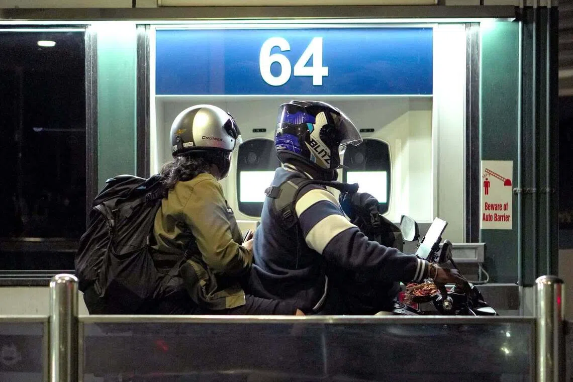 Facial recognition tech speeds up motorcycle clearance at Tuas Checkpoint