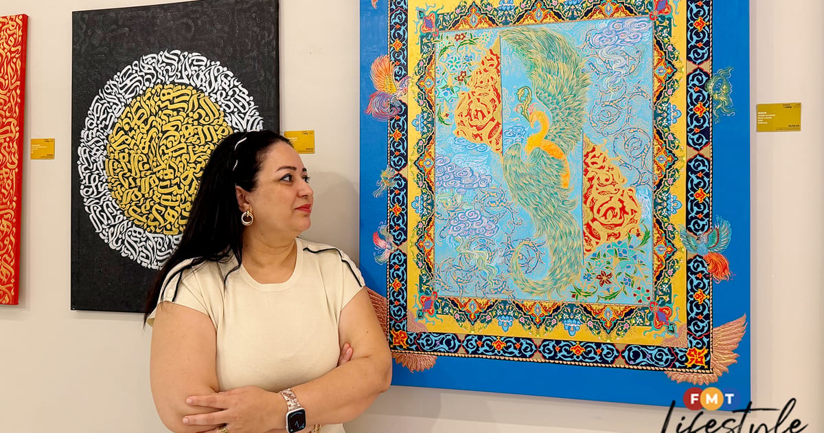 Iranian artist discovers creative awakening during 15 years in Malaysia
