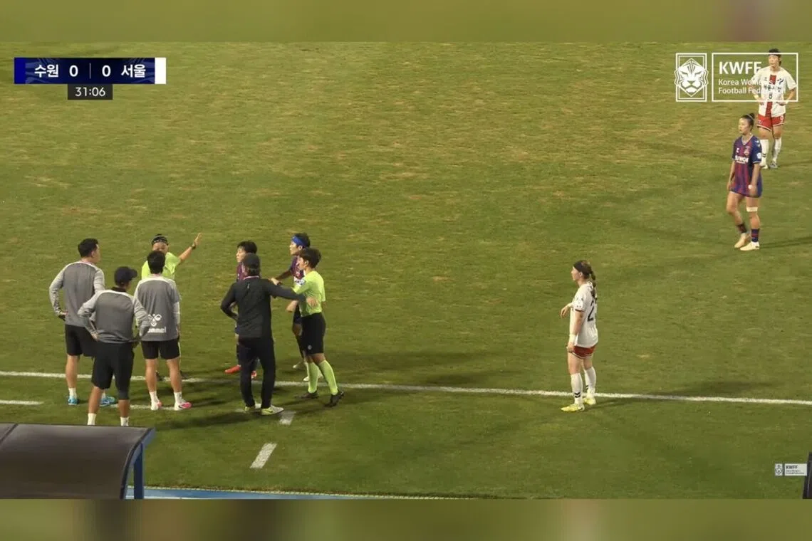 South Korean referee faces backlash over alleged sexist comment to player