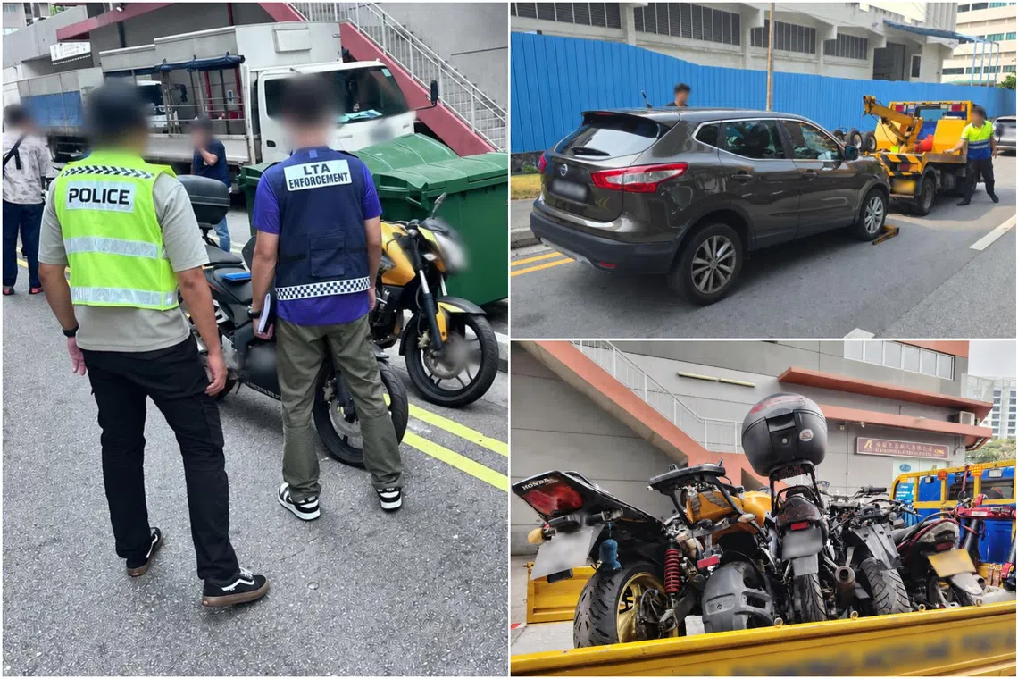 LTA and police impound 91 deregistered vehicles in September crackdown