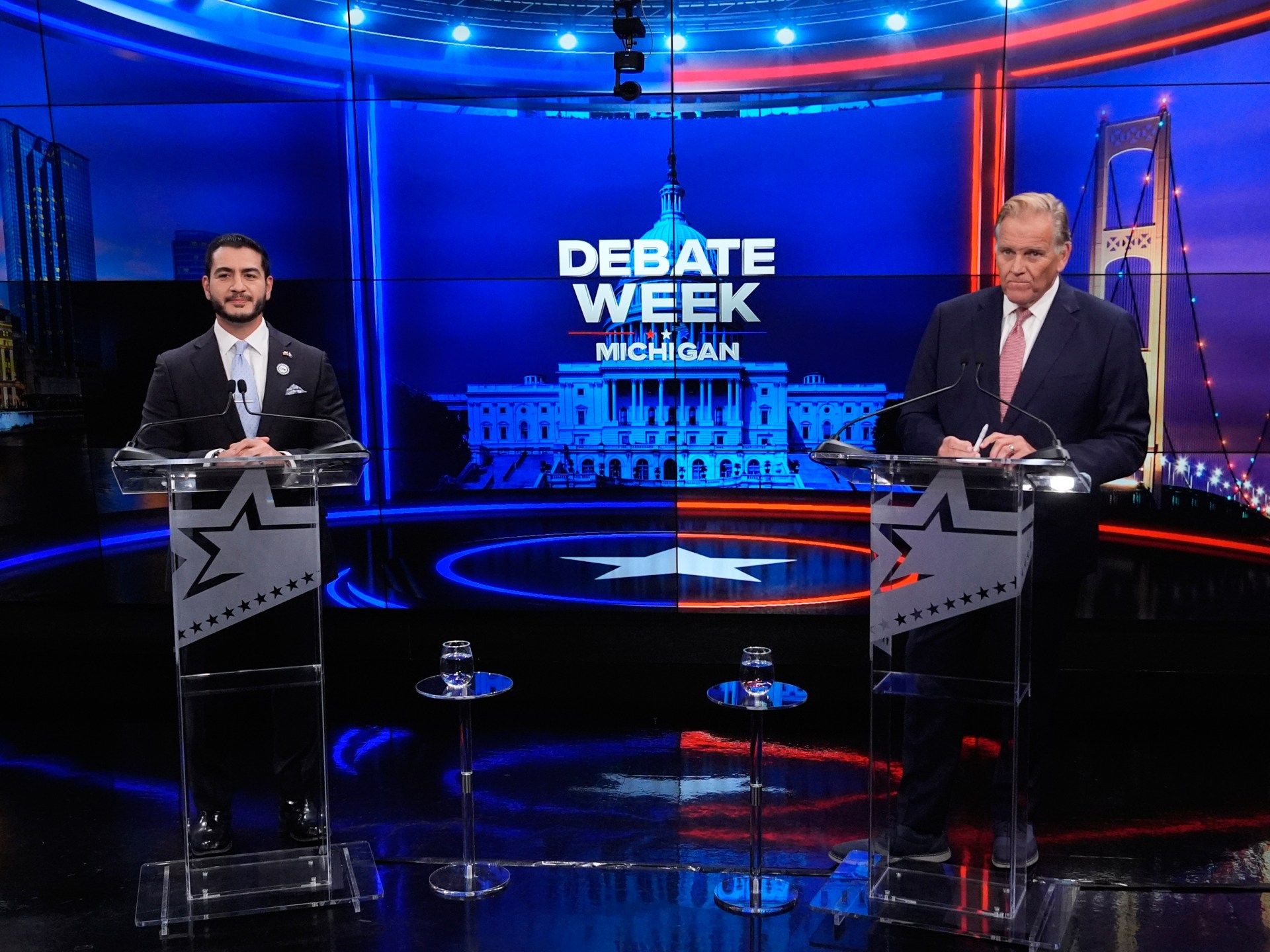 Michigan Senate race tightens as El-Sayed, Rogers clash in debate