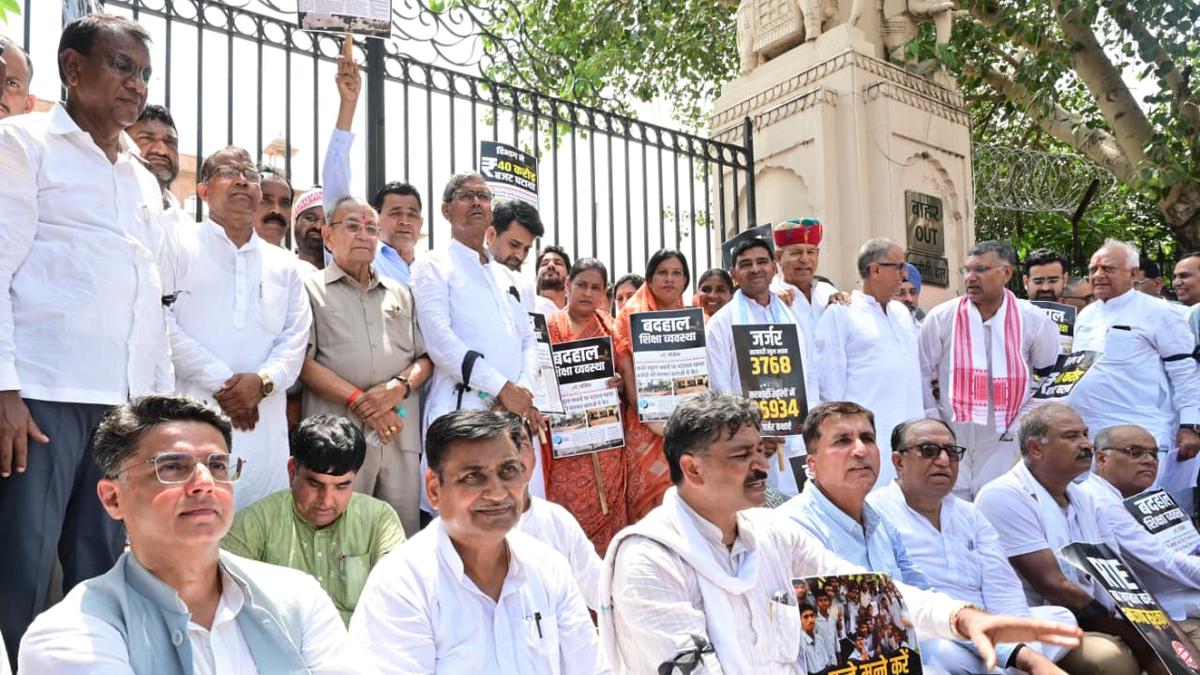 Congress MLAs boycott Rajasthan Assembly monsoon session opening day