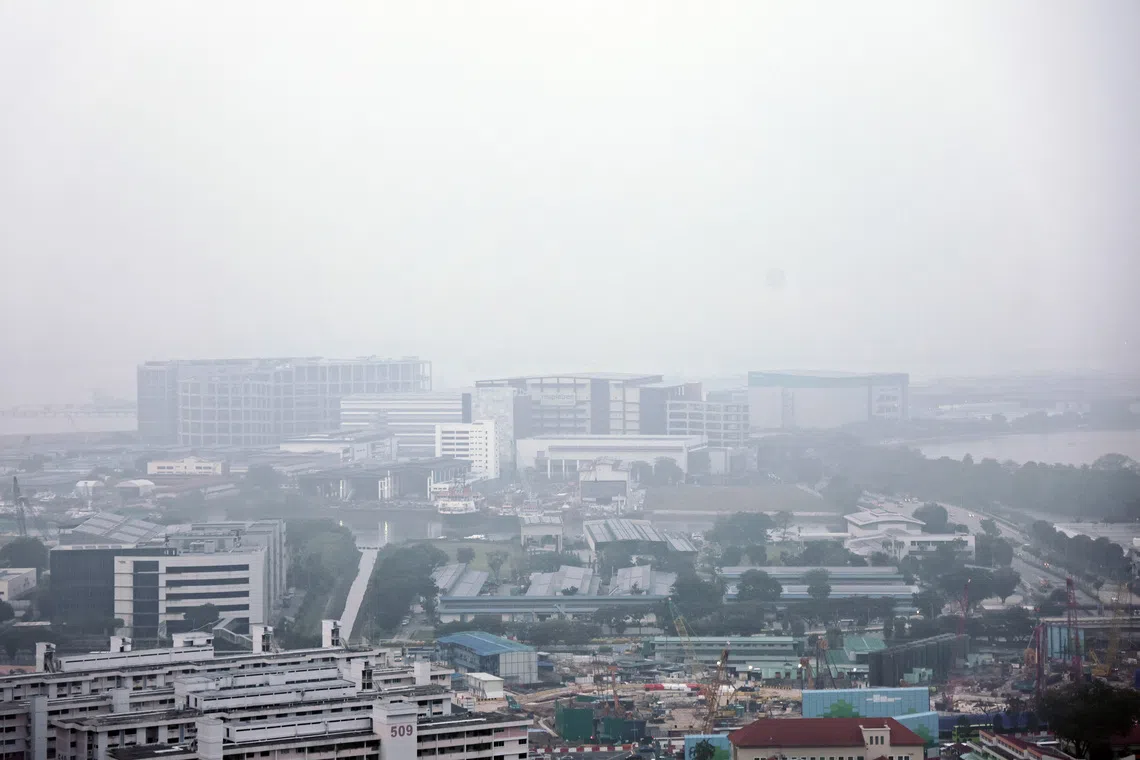 Singapore air quality slips back into unhealthy territory as haze returns