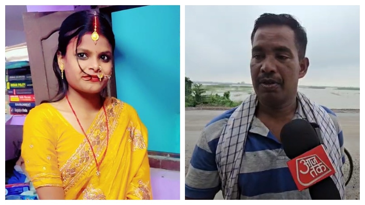 गंगा की बाढ़ में नवविवाहित दंपती का घर डूबा, अब पंचायत भवन में शरण