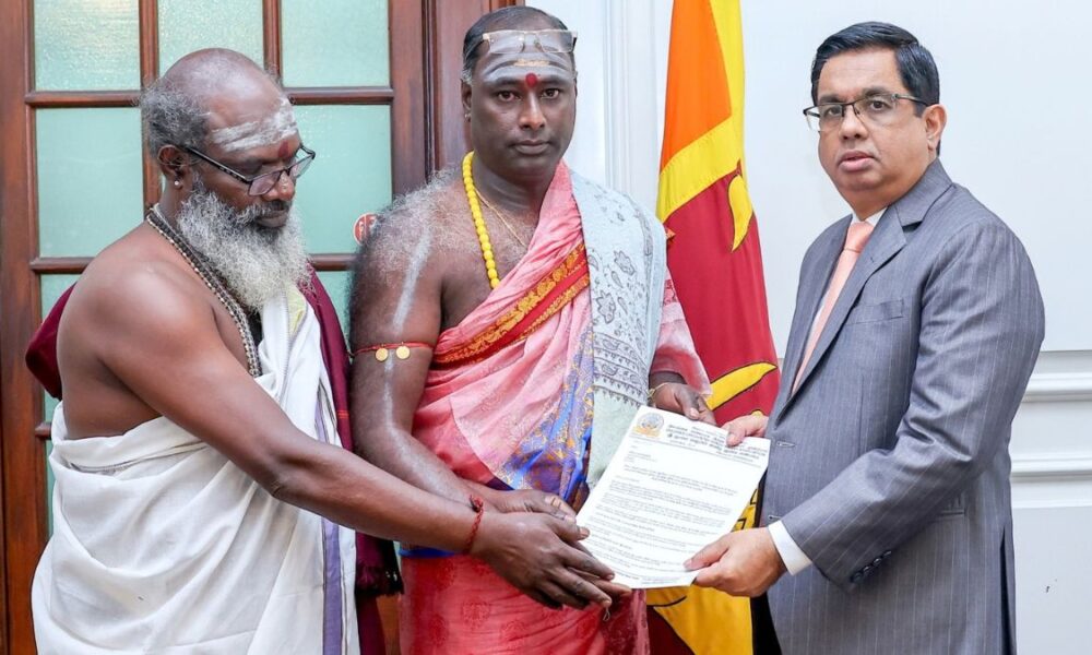 Hindu priests seek presidential intervention for death row Sri Lankan
