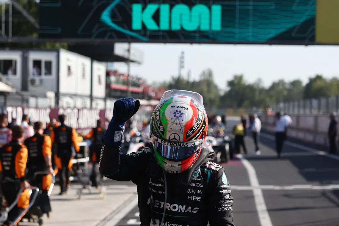 Antonelli storms to Italian GP victory from 19th on grid