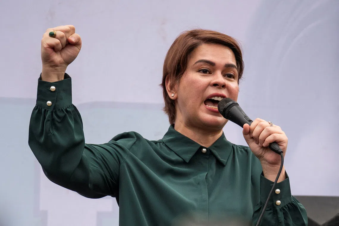 Philippine Senate lowers conviction threshold in VP Duterte impeachment trial
