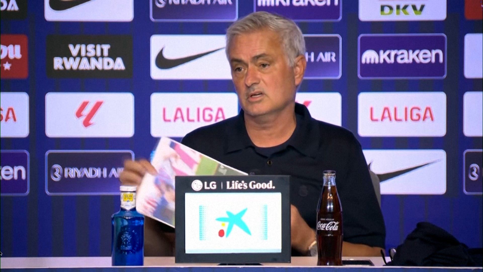 Mourinho disputes Atletico defeat, cites missed red card decisions