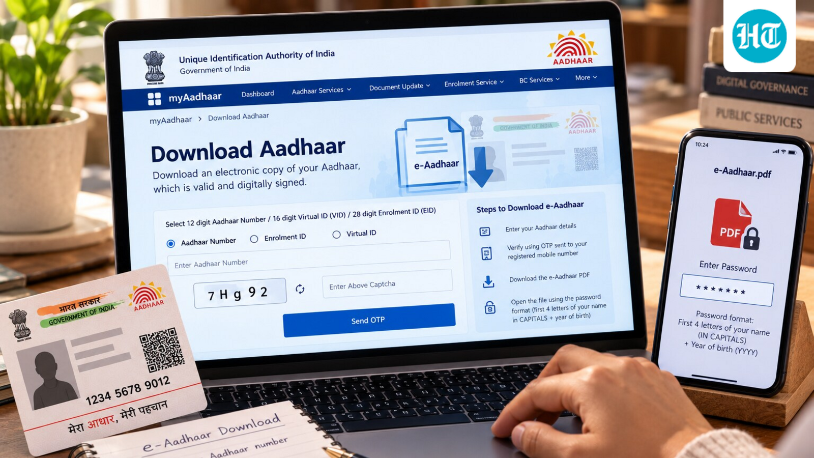 Step-by-step guide to obtaining e-Aadhaar through UIDAI portal