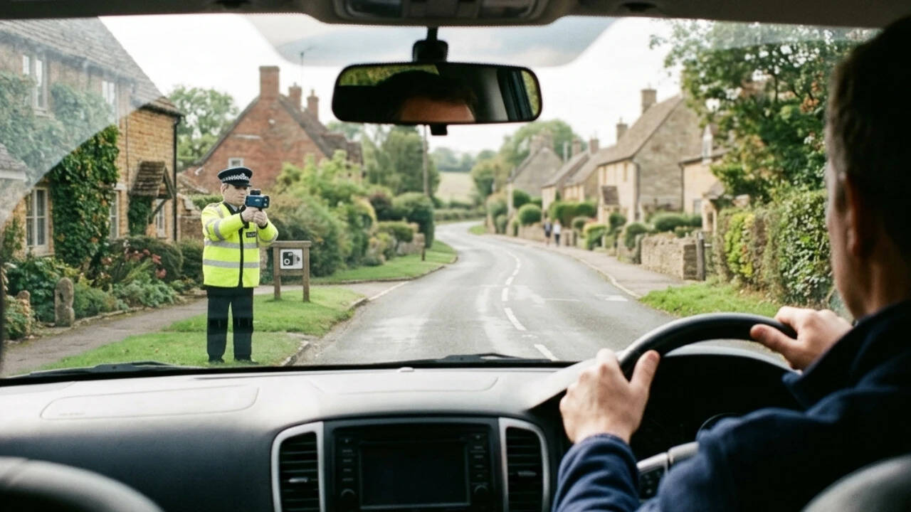 English Village Knits Fake Police to Combat Speeding at Accident Hotspot