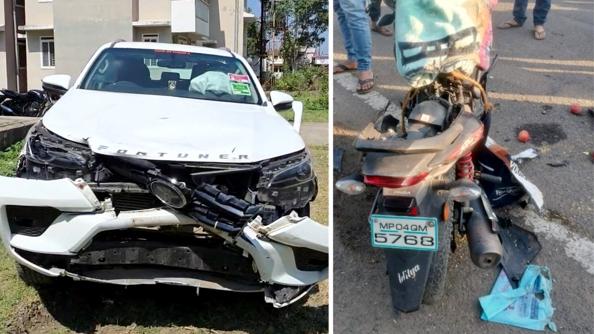 BJP MLA's vehicle strikes motorcycle in MP; man killed, boy injured