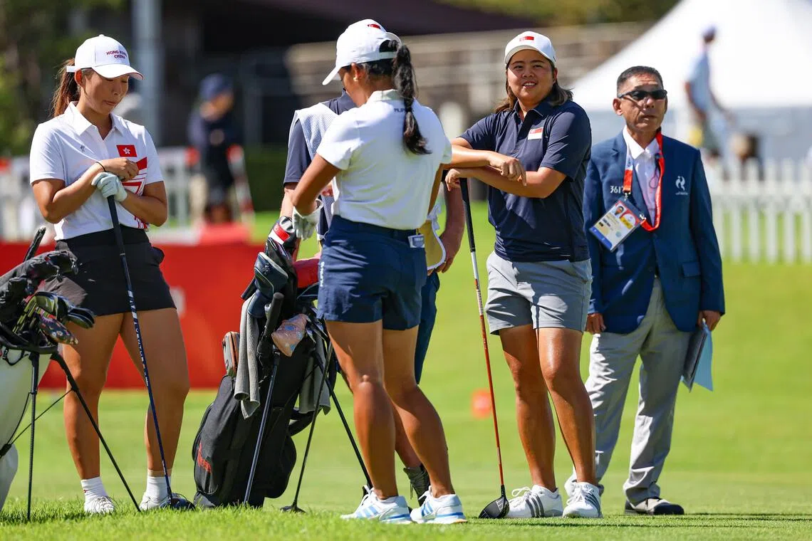 Tan slips to second place at Asian Games golf championship