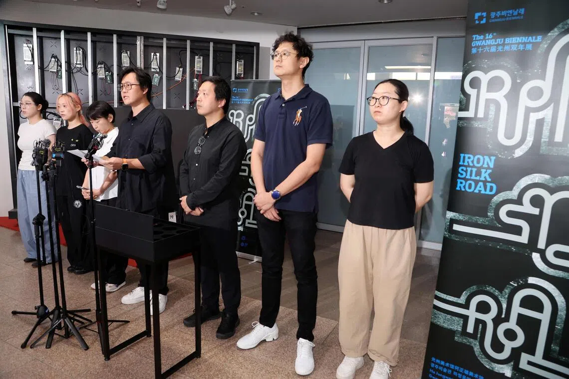 Chinese artists withdraw from South Korea biennale over Taiwan naming dispute