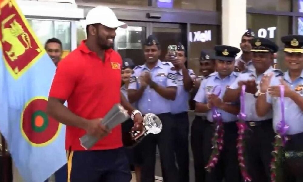 National Hero Rumesh Tharanga Returns Home After Historic Javelin Victory