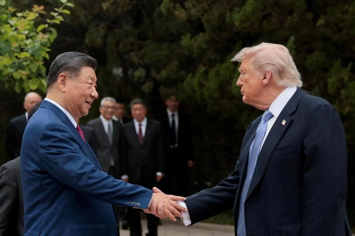US Navy aircraft transits Taiwan Strait ahead of Xi-Trump talks