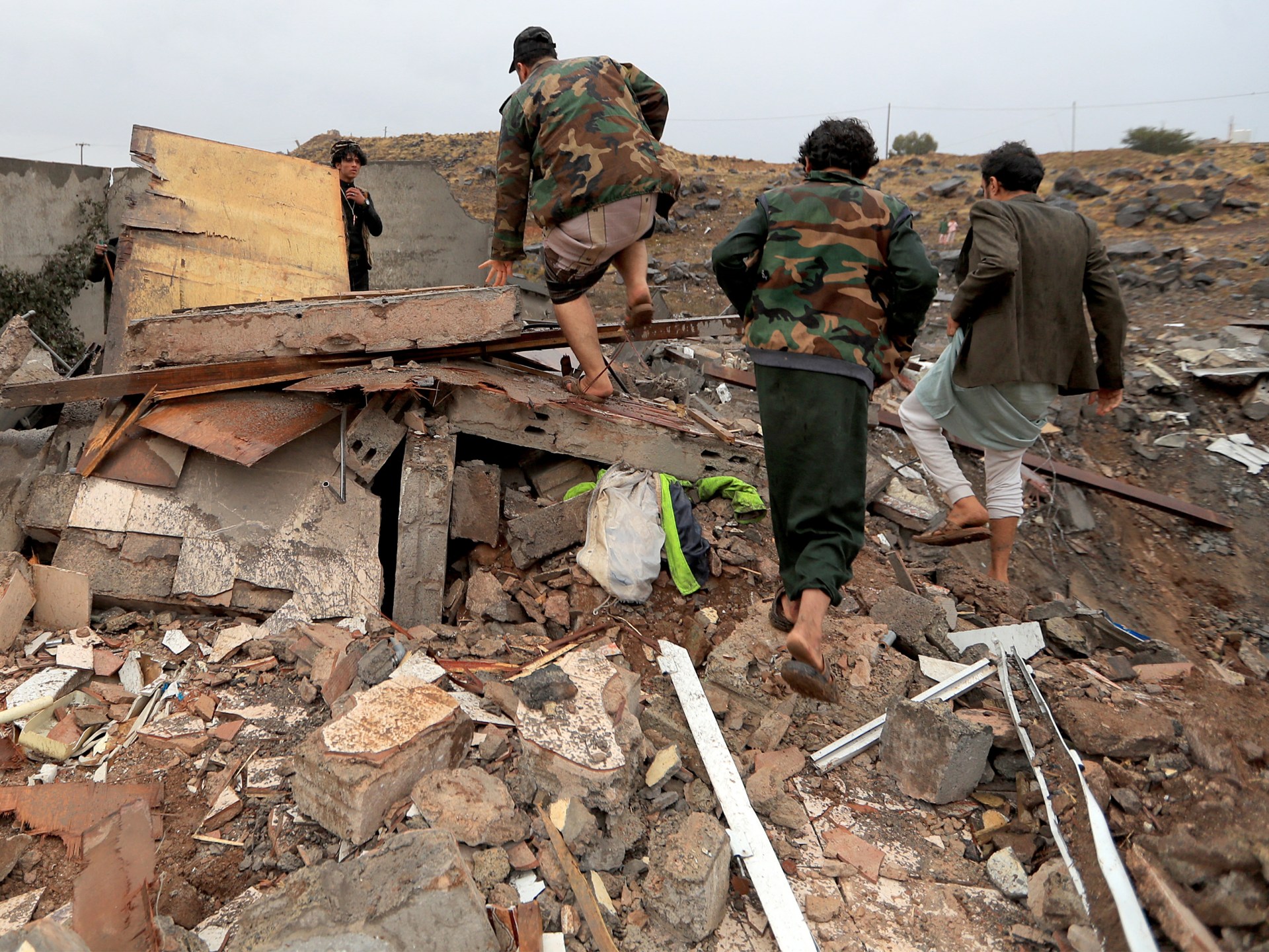 Saudi-led coalition claims strikes on Houthi missile infrastructure