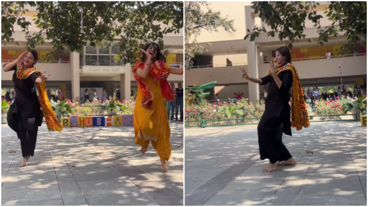 दिल्ली विश्वविद्यालय की छात्रा के भांगड़े का वीडियो वायरल, लाखों दिलों को जीता