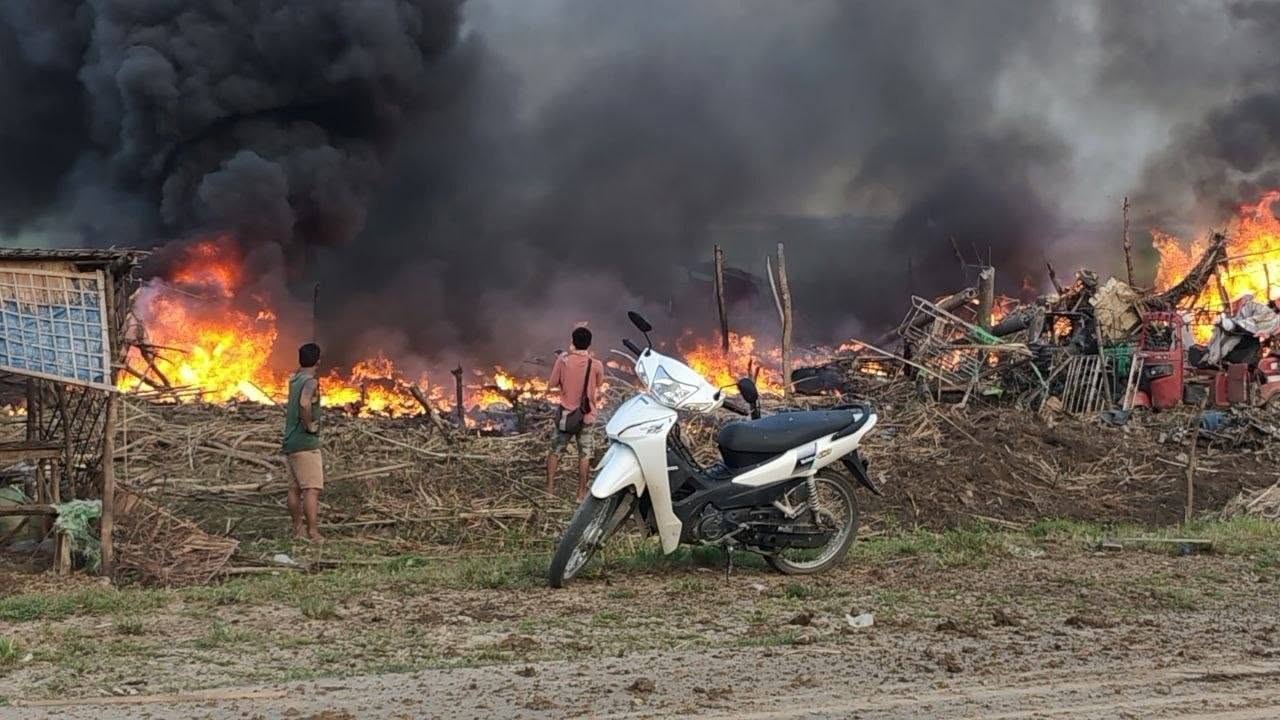 Military airstrikes kill six displaced persons in Rakhine State