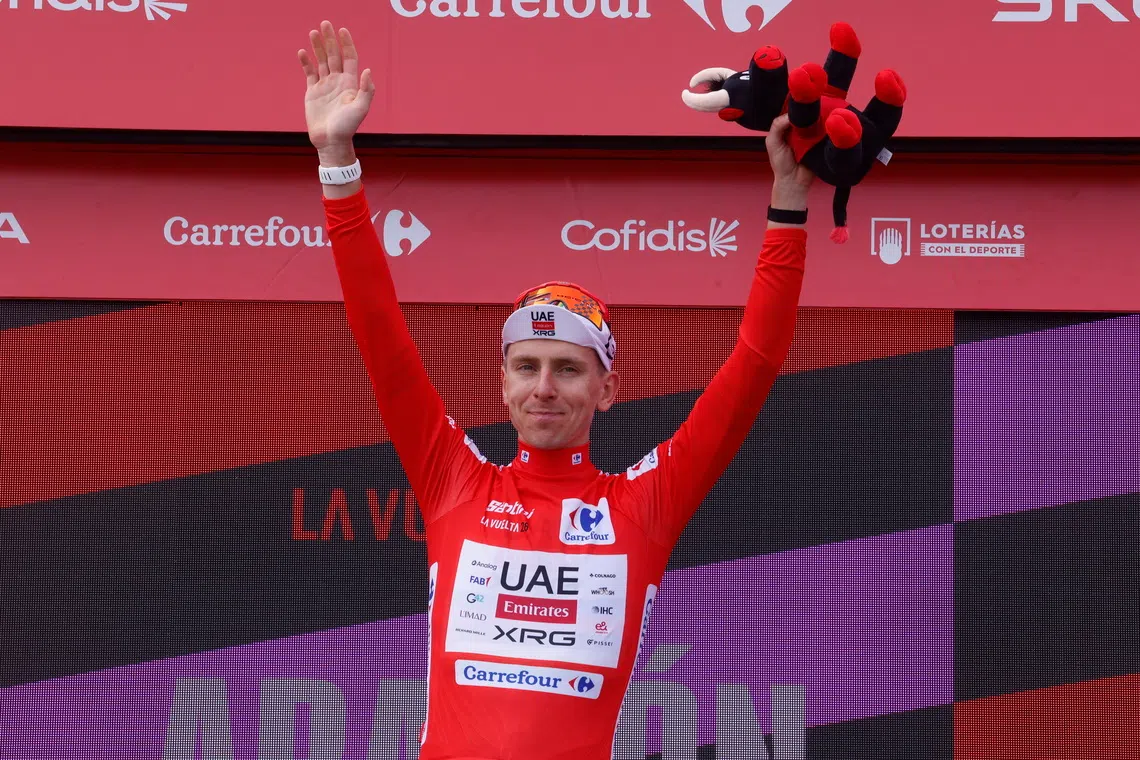 Pogacar ruled out of world championships following Vuelta crash