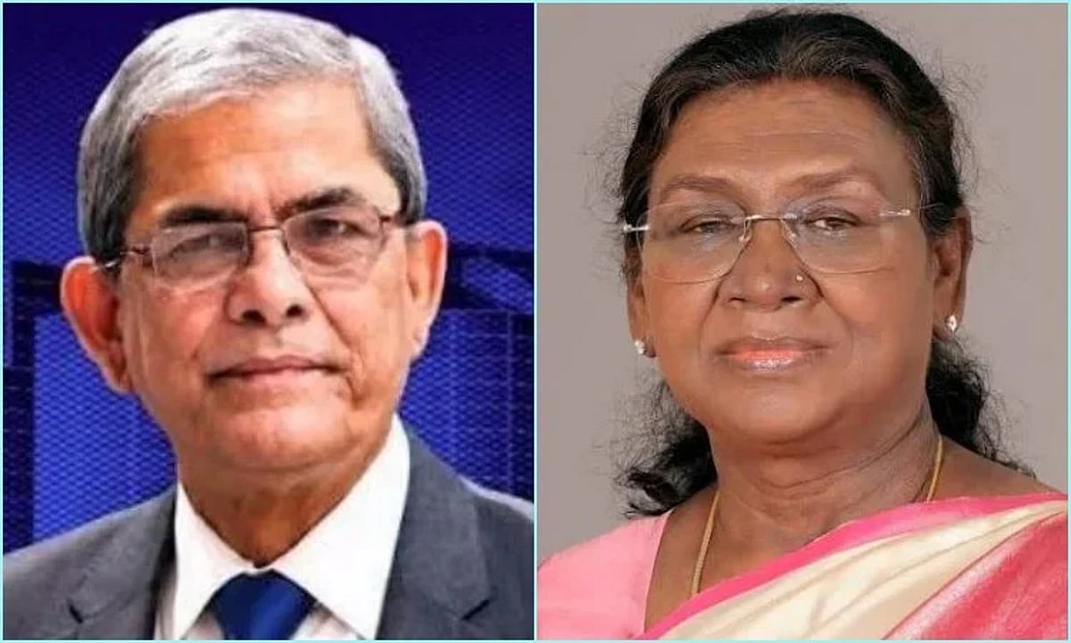 মির্জা ফখরুলের দায়িত্ব গ্রহণে ভারতীয় রাষ্ট্রপতির অভিনন্দন
