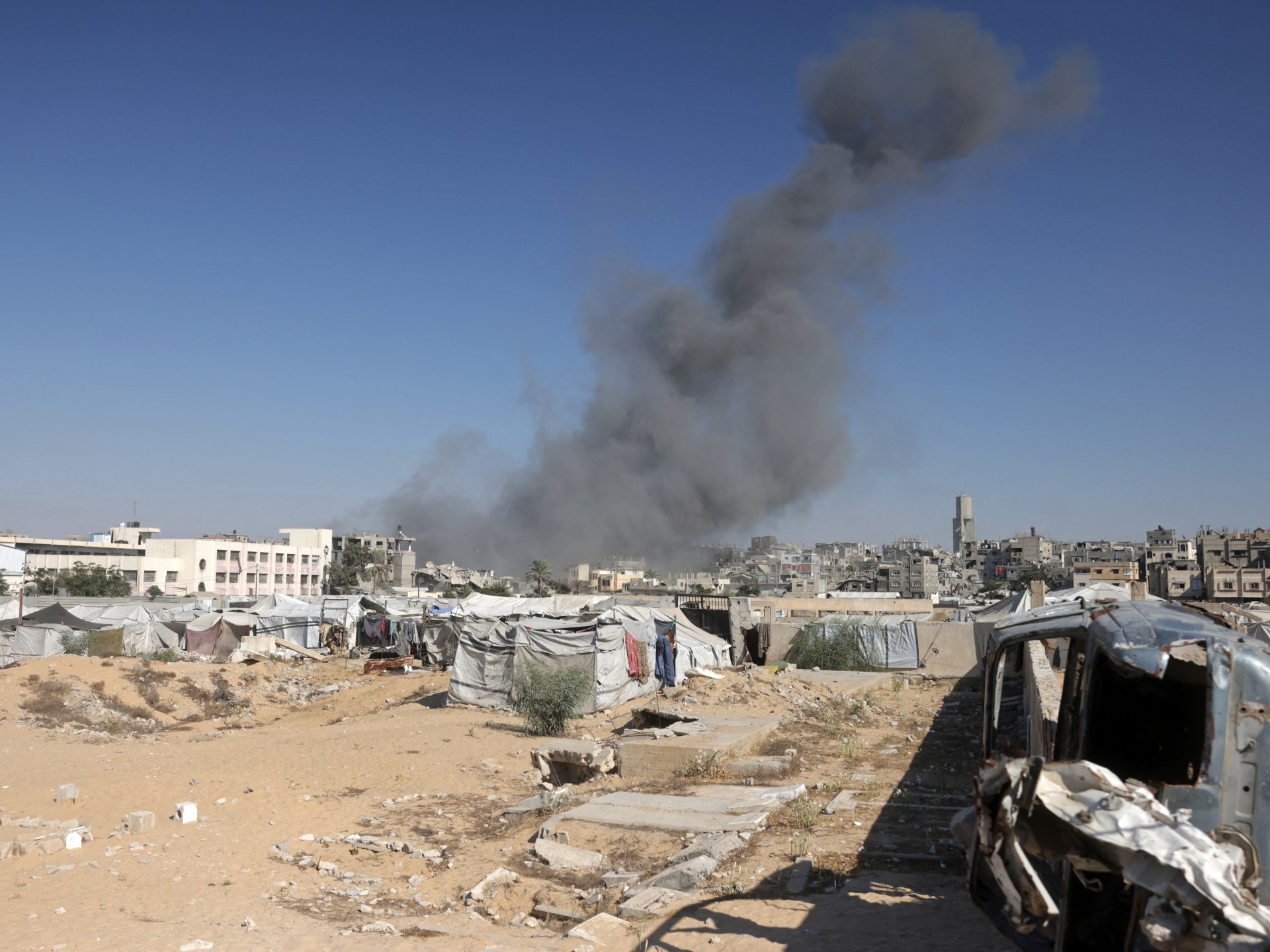 Israeli strikes kill four Palestinians in northern Gaza amid ceasefire tensions