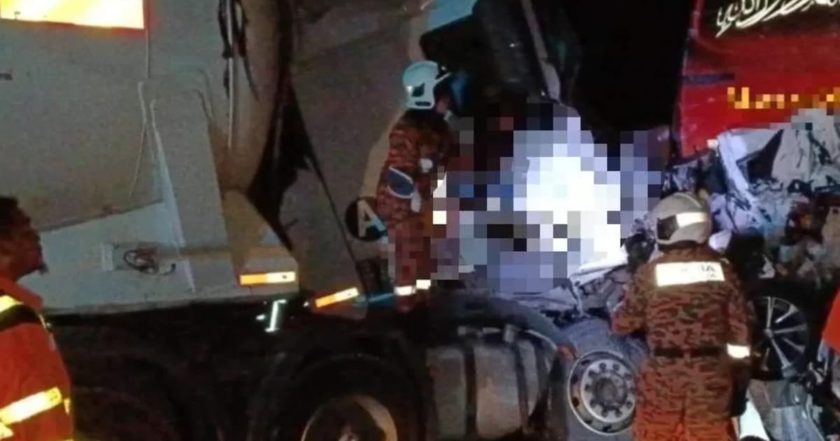 Kemalangan beruntun 11 kenderaan di LPT1 tewaskan empat pengguna jalan
