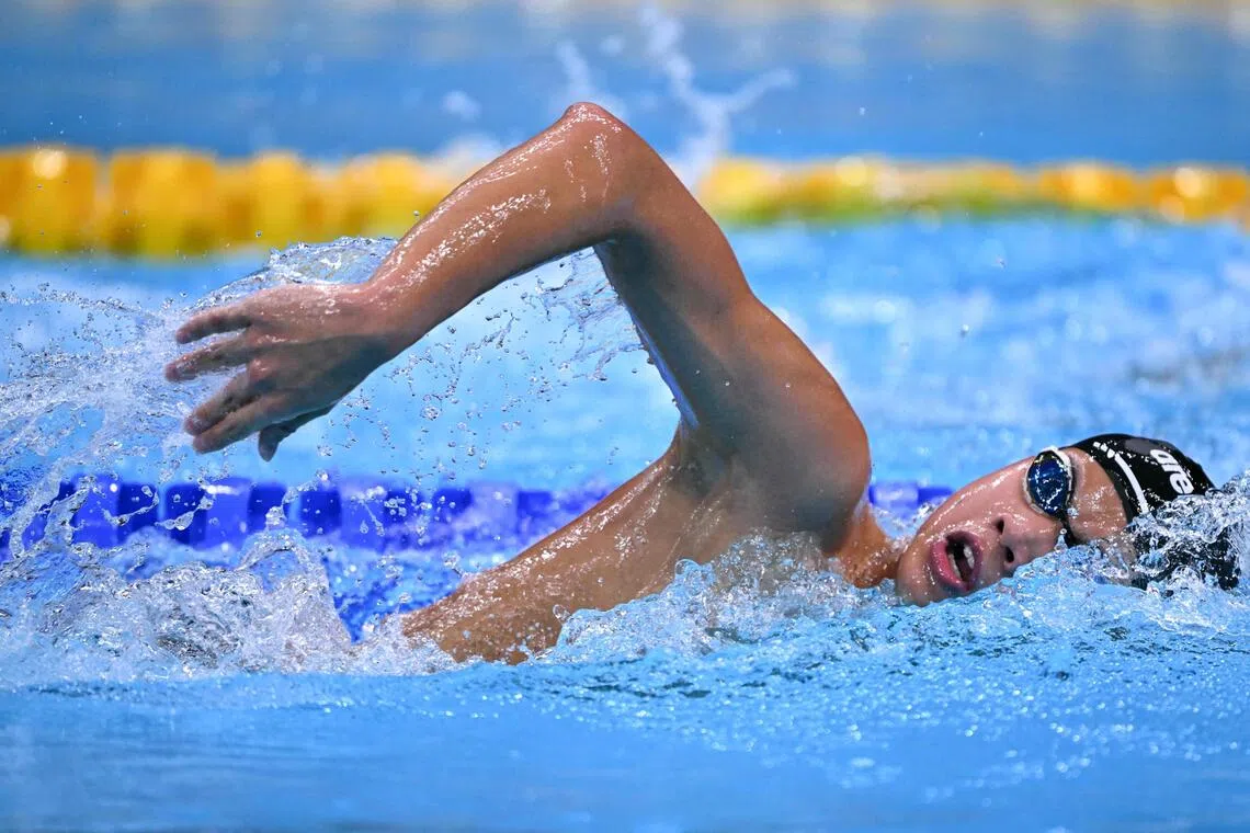 Teen swimmer Pang sets new Asian Games mark for Singapore