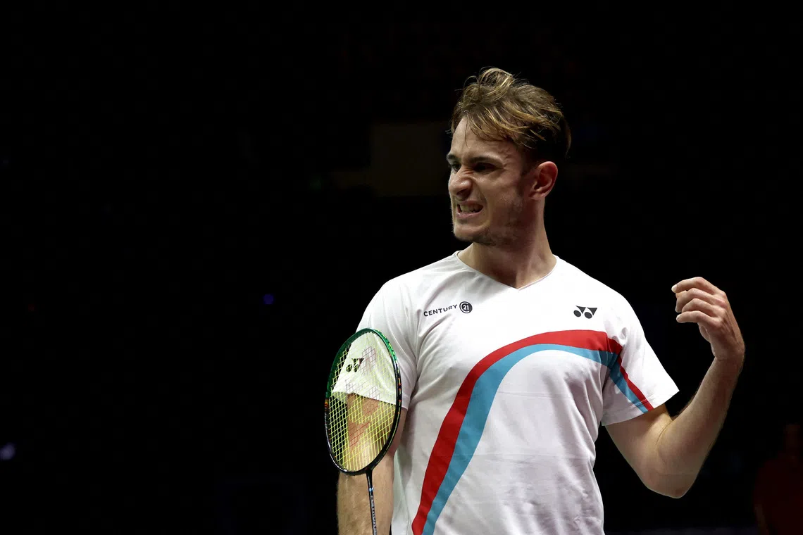 Lanier makes history as first French badminton world champion