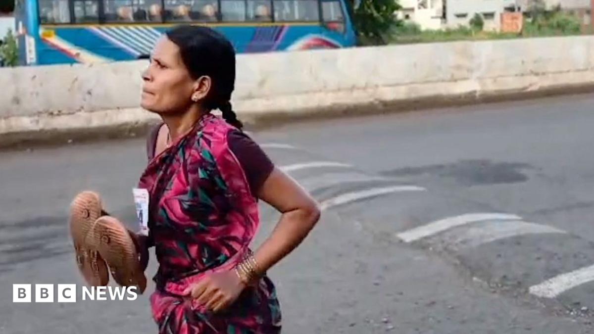 Indian mother's barefoot dash highlights education access crisis