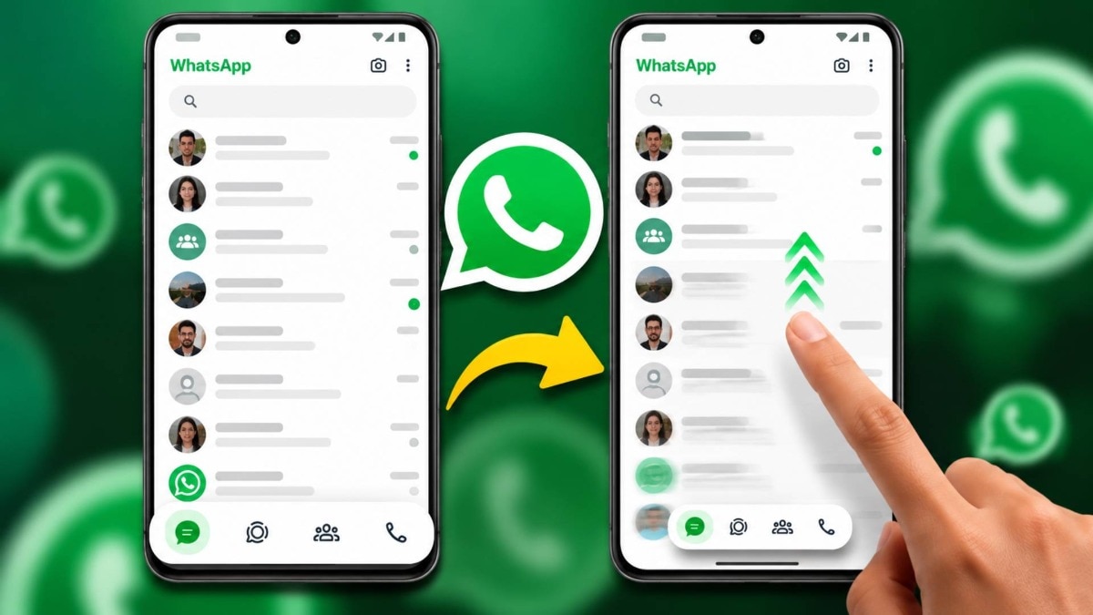 WhatsApp tests dynamic navigation bar for Android users