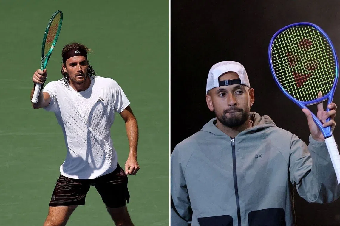 Tsitsipas suggests Kyrgios' failed drug test unsurprising