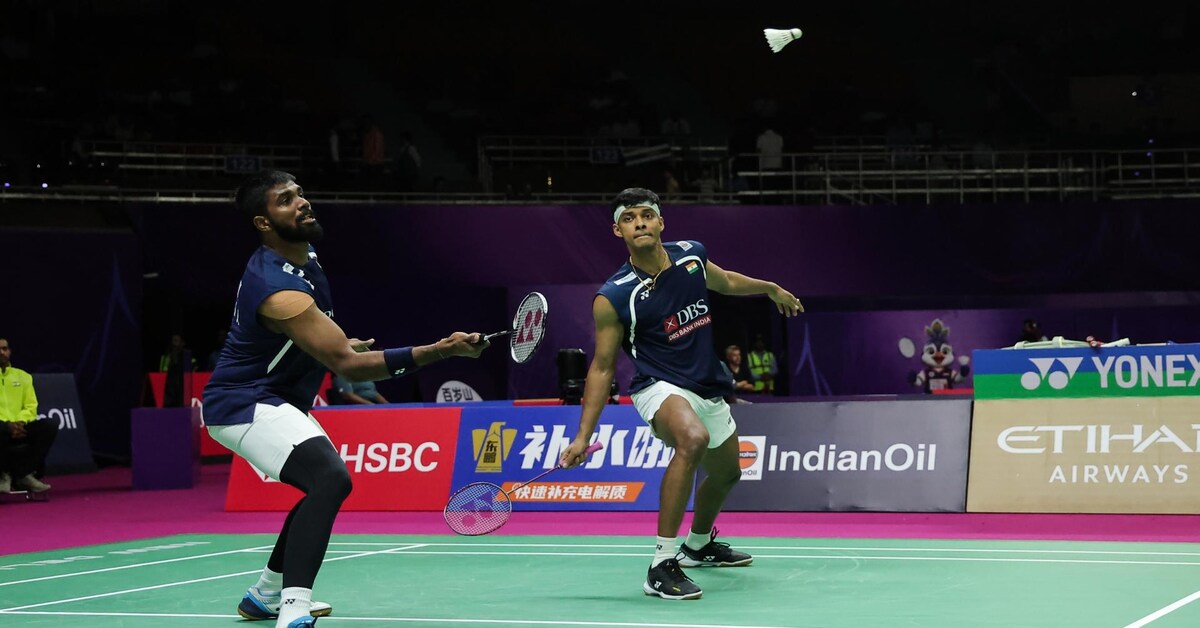 Indian doubles pair Satwik-Chirag bow out of BWF World Championships