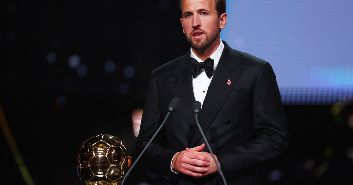 Harry Kane wins 2026 Ballon d'Or award