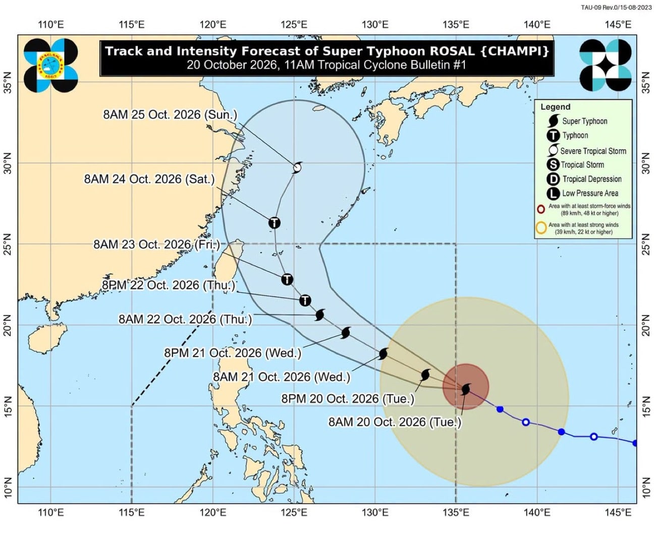 Super Typhoon Rosal enters Philippine waters; storm signals raised