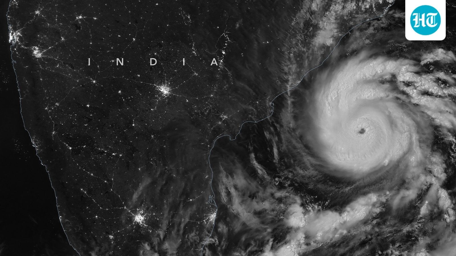 NASA satellite imagery tracked Cyclone Arnab before coastal landfall