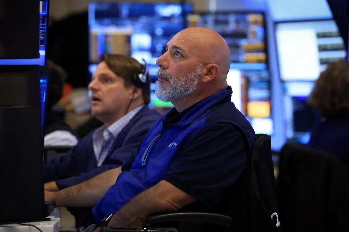 Wall Street gains on tech rebound ahead of Nvidia earnings