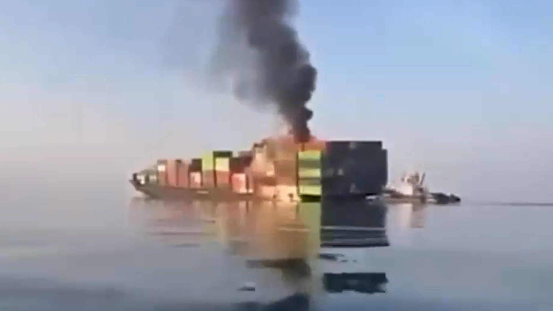 Shipping chaos in Strait of Hormuz as vessel attacks leave debris field