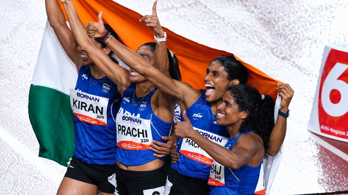 India's women clinch historic athletics gold in 4x400m relay