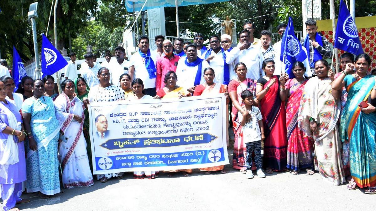 Dalit groups stage protests over alleged Central agency misuse