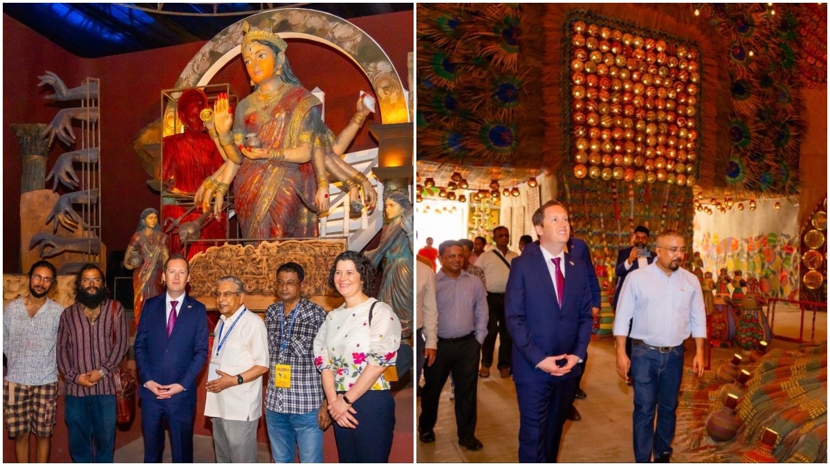 US Envoy Sergio Gor Experiences Durga Puja Festivities in Kolkata