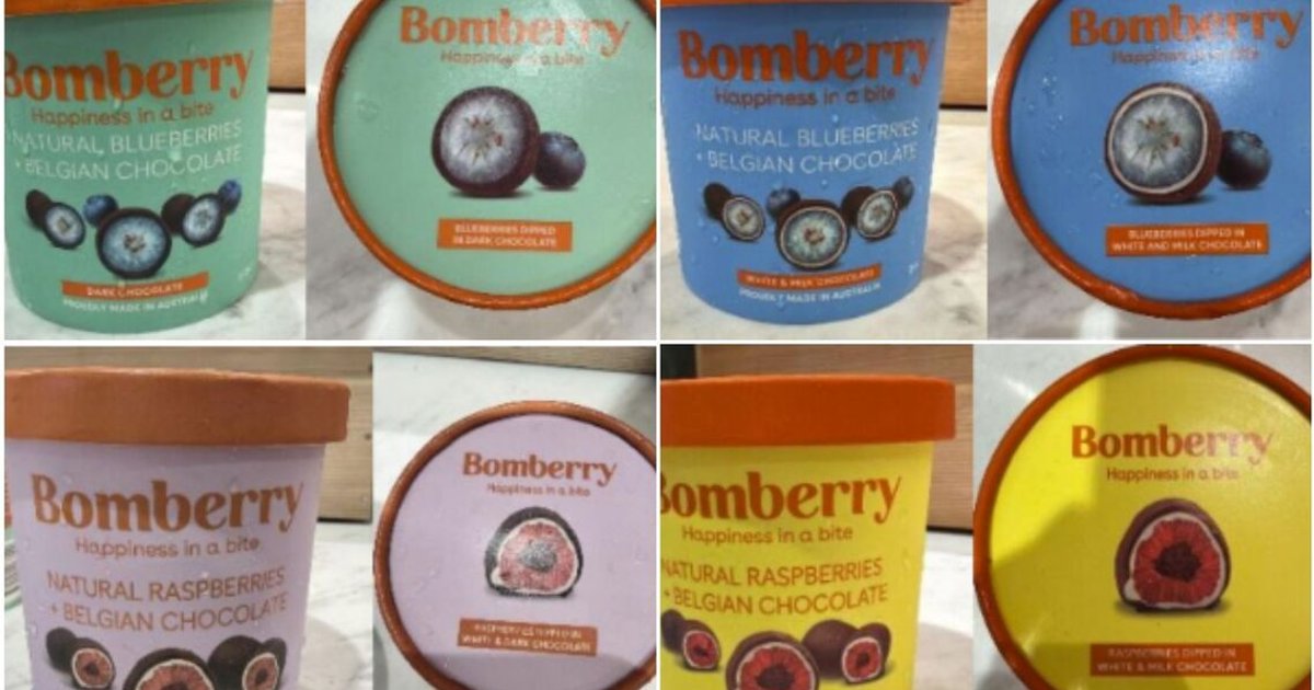 Bomberry chocolate fruit products recalled due to metal contamination risk