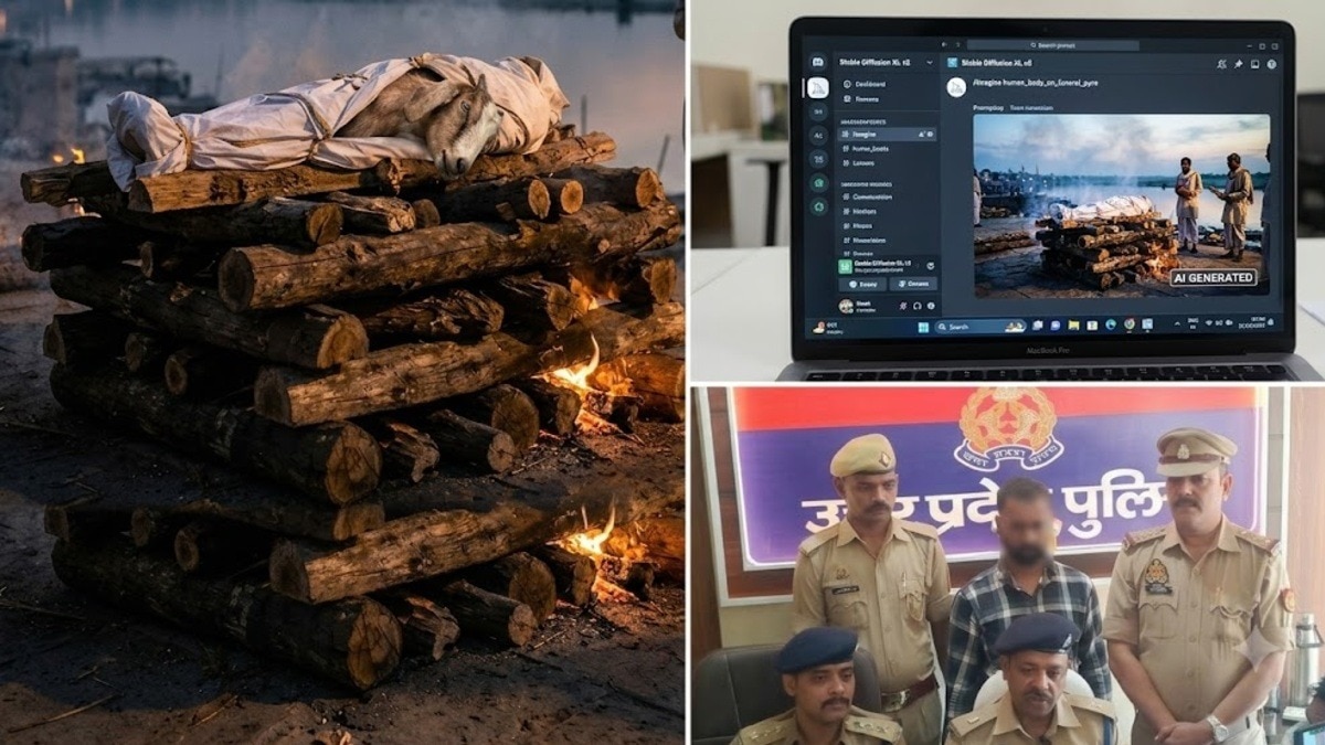 UP man arrested for staging fake death using AI-generated goat images