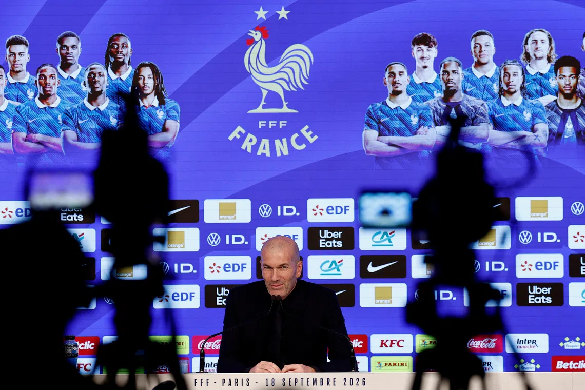 Zidane Names First France Squad With Jacquet Among Debuts