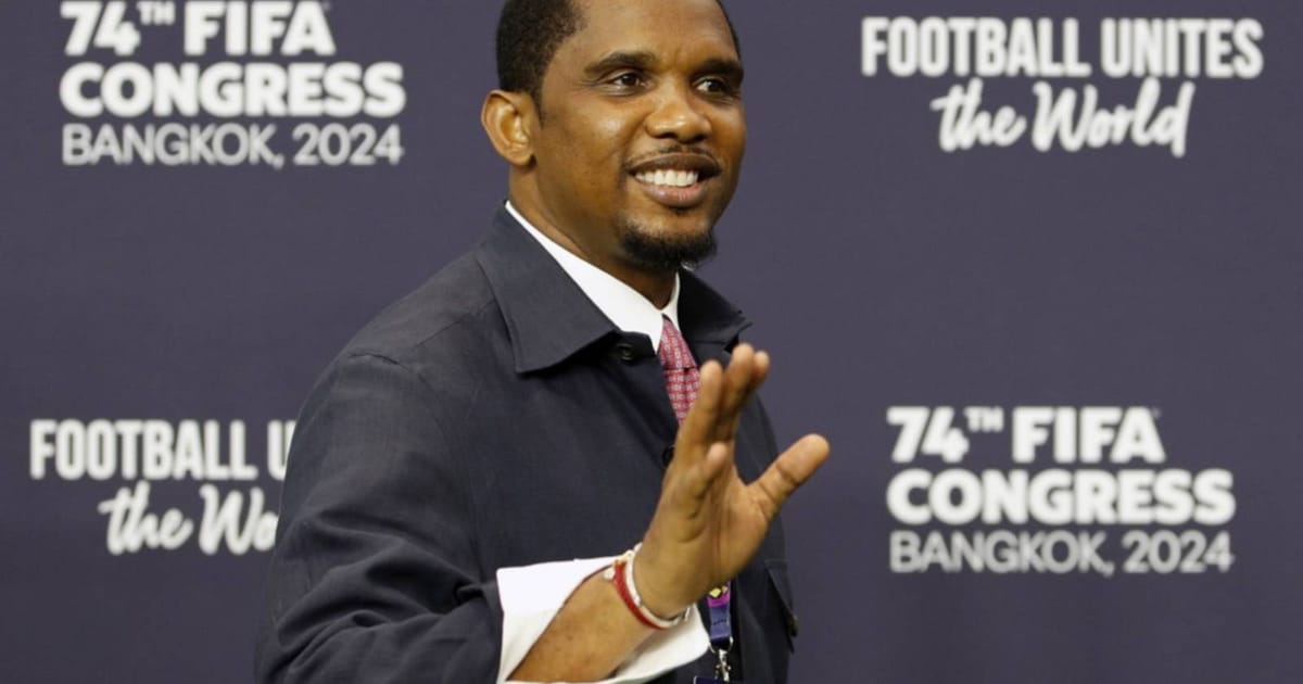 African football bodies should back FIFA chief Infantino, says Eto'o