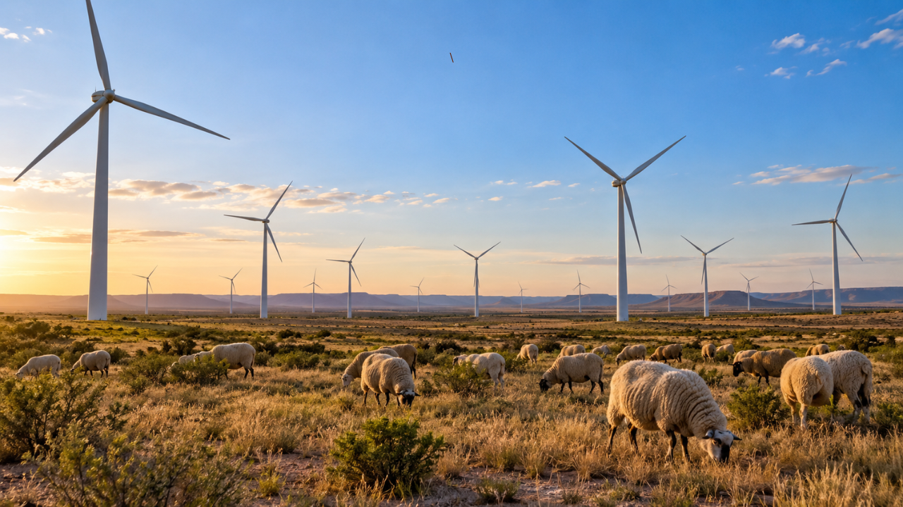 Indian wind farm integrates renewable energy with farming and education funding