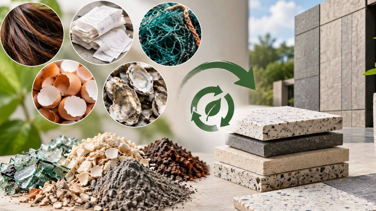 Waste materials tested to create stronger, low-carbon cement products