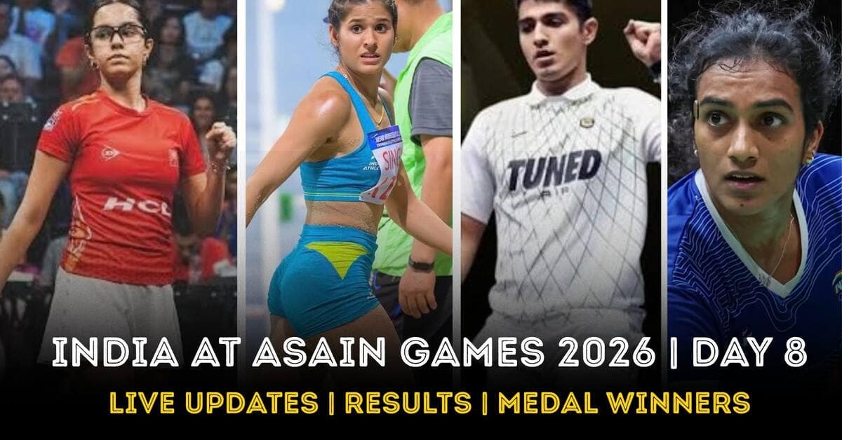 Singh siblings eye squash gold as India targets medal haul on Games Day 8