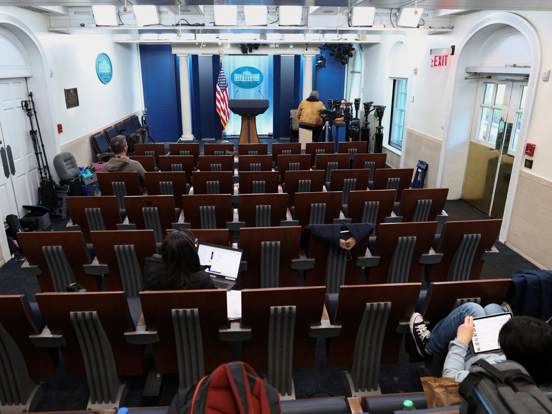 Private citizens sue Trump administration over White House press restrictions